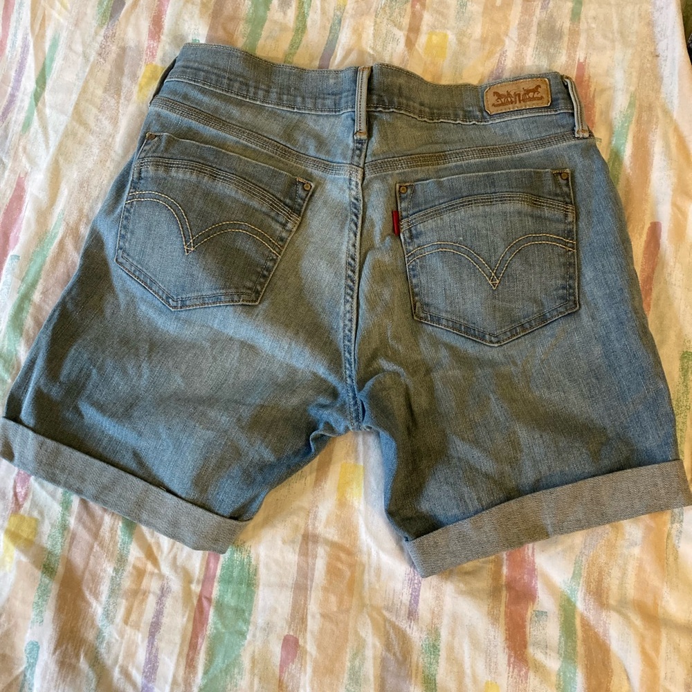 Levi's Women's Blue Denim Shorts